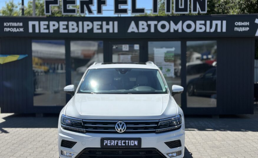 VOLKSWAGEN TIGUAN SEL 2018 РОКУ