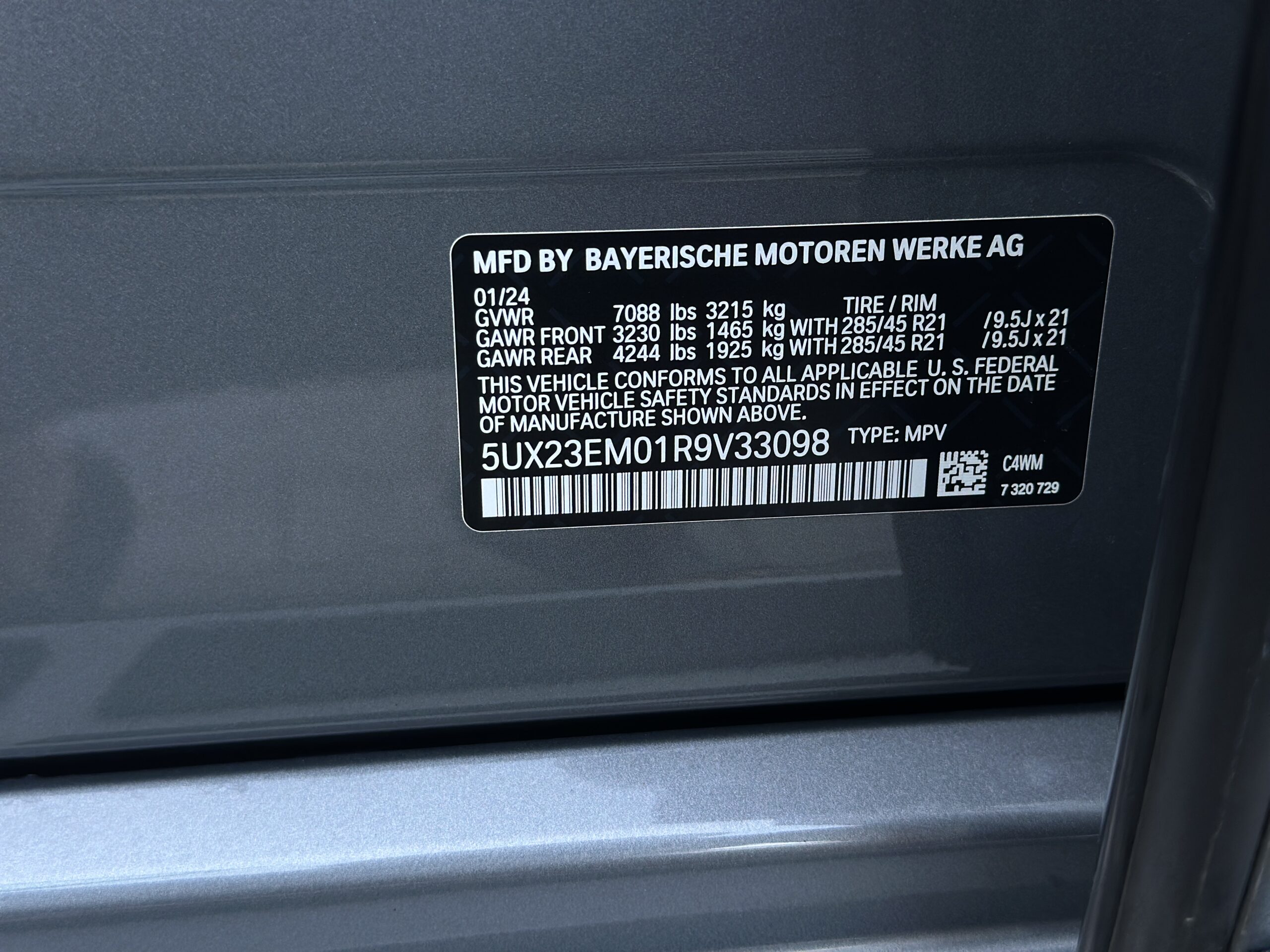 BMW X7 FL 2024 РОКУ